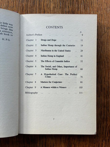 Indian Hemp: A Social Menace (1952) by Donald Johnson