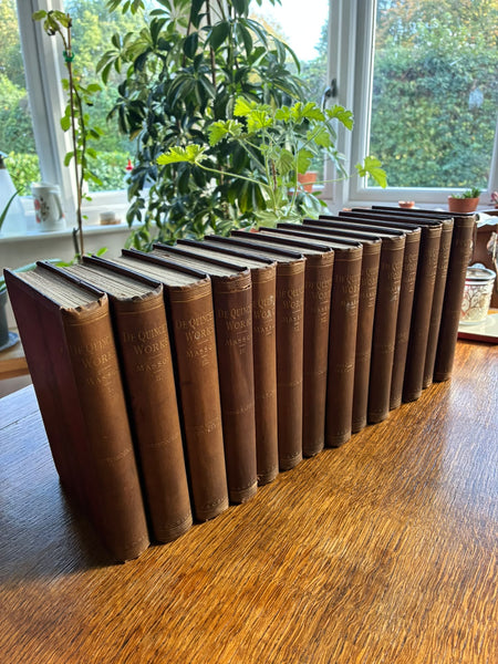 Collected Writings of Thomas De Quincey: New & Enlarged Edition, 14 Vols. (1889-1890)