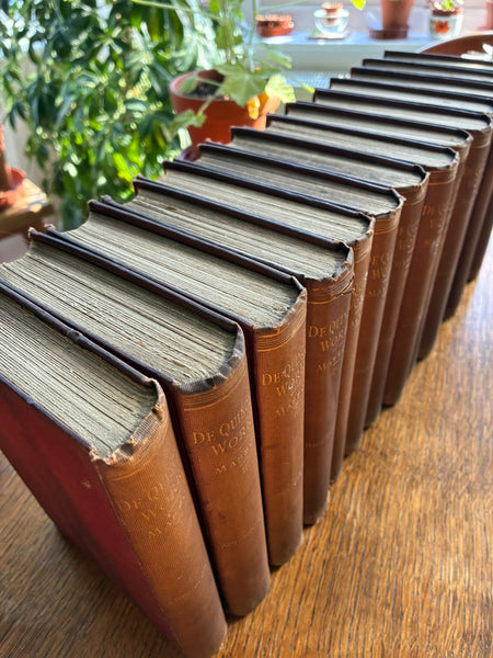Collected Writings of Thomas De Quincey: New & Enlarged Edition, 14 Vols. (1889-1890)