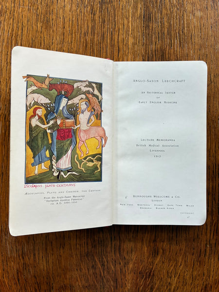 Anglo-Saxon Leechcraft: An Historical Sketch of Early English Medicine (1912)
