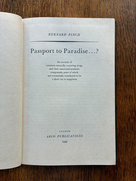 Passport to Paradise...? (1959) by Bernard Finch